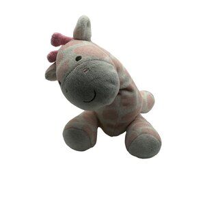 Pink  White Giraffe Stuffed Animal Plush Toy By Child Of Mine By Carters Rattle